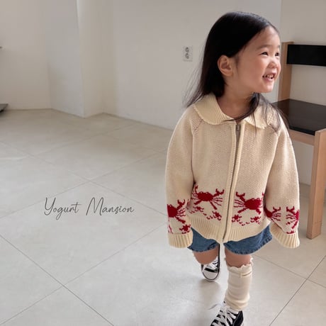 yogurtmansion/4. flower knit S-XL