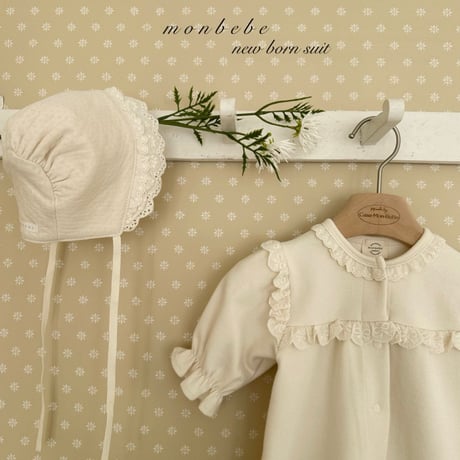 monbebe/20. 2 6 s s lace suit FREE(0-3M)