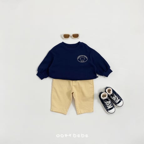 oottbebe/46. moment ( kids ) man-to-man XS(1-2Y)-XL(6-7Y)
