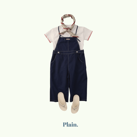plain/13. baslack overalls XS-M