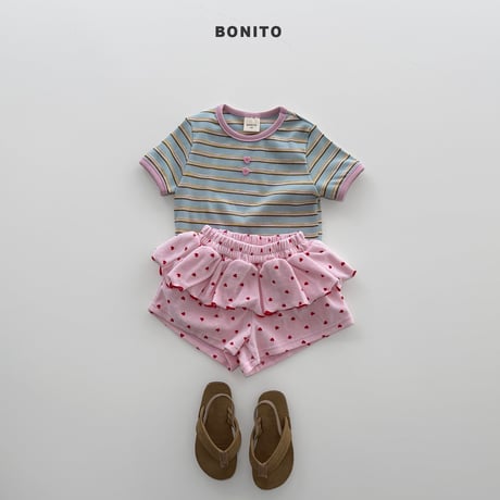bonito/89. mini heart frill shorts? 12M-XL