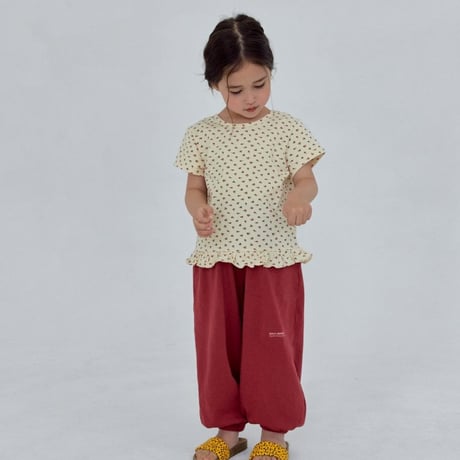 growb/54. floral T-shirt S-JS