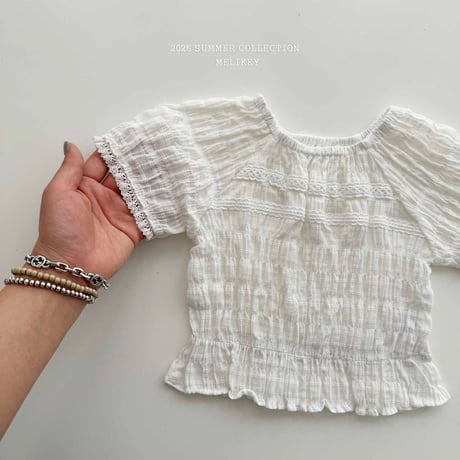 melikey/126. bb lace blouse XS-XL