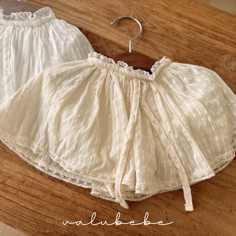 valubebe/80. lace skirt bloomer 6M-18M