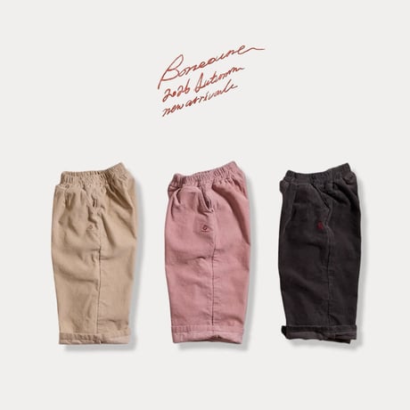 boneoune/28. friend corduroy pants XS-XL