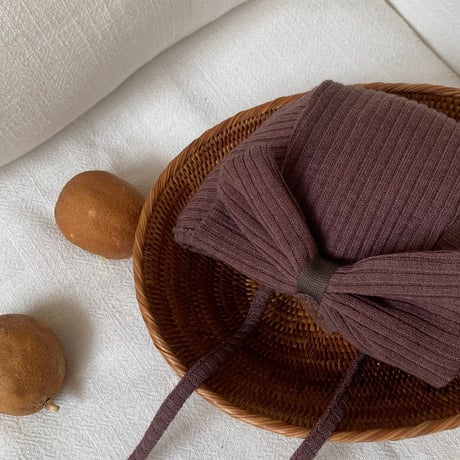 bebeholic/48. may ribbon bonnet FREE