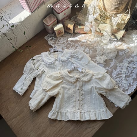 marron/48. frost blouse XS-L