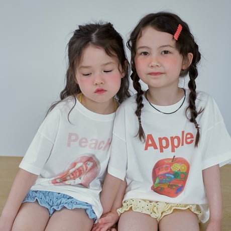 mollybin/41. apple T-shirt XS-JS