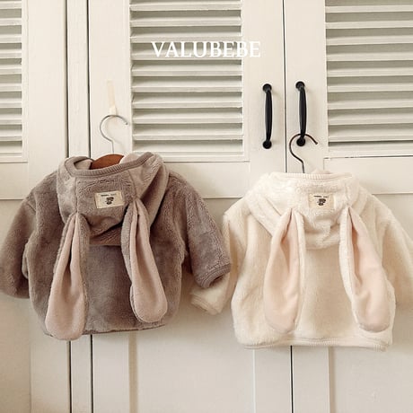valubebe/91. rabbit fleece jacket 6M-S