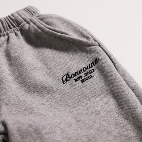 boneoune/34. est embroidery jogger pants XS-XL