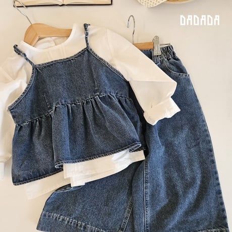 dadada/29. special SET( viestie denim PT) blouse M-XL