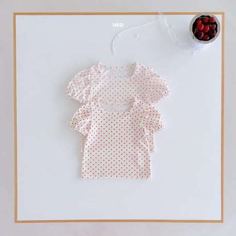 ueo/22. loving you puff T-shirt JS-JM