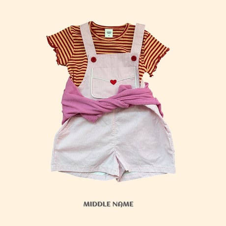 middlename/23. heart overalls pants S-XL