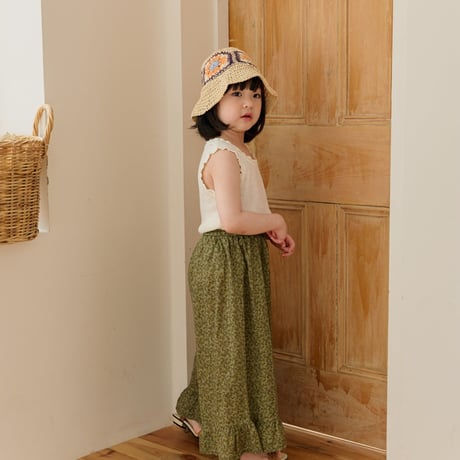 monatelier/1. flora fril ] pants S-2XL