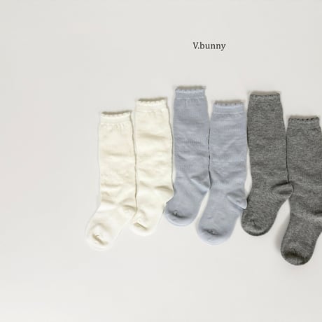 vbunny/9. ray socks set M(130-150)-XL(180-210)