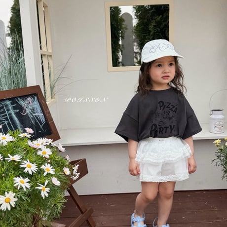poisson/7. miky pizza T-shirt S-XL