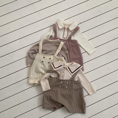 bebeholic/8. stitch overalls pants S-L