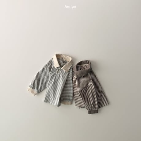 amigo/49. collar T-shirt XS-XL