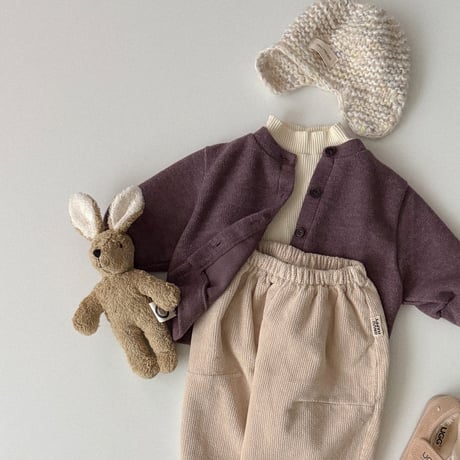 onu/42. corduroy wide pants BABY(12M)-XL(6-7Y)