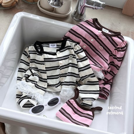 secondmoment/40. blooming set cardigan XS-XL