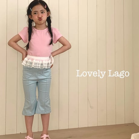 lago/14. cotton span 7bu pants S-JS