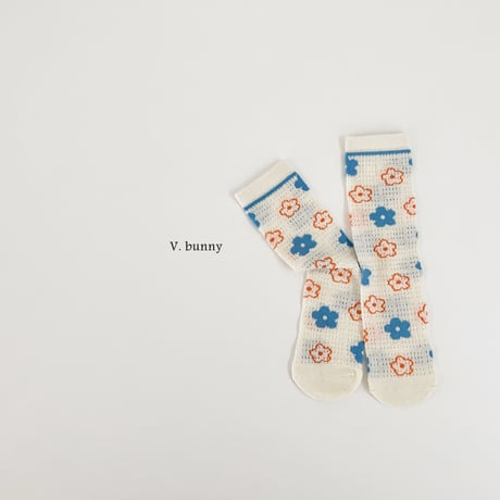 vbunny/26. flower socks set FREE(32CM)