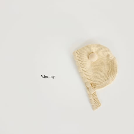 vbunny/92. banul bonnet knit FREE(44CM-46CM)