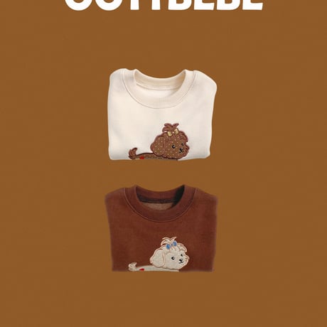 oottbebe/24. puffy man-to-man XS(0-1Y)-XL(4-5Y)