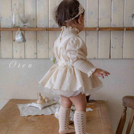 oren/1. bebe ) Riel lace skirt bloomer BEBE_S-BEBE_M