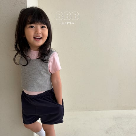 bellabambina/90. slim half T-shirt XS-XL