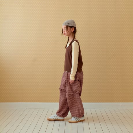 minimal/19. volumn checker pants S-XL