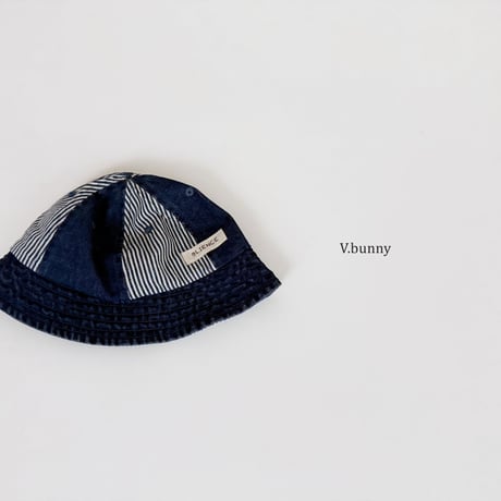 vbunny/2. mix denim hat FREE(48-52CM)