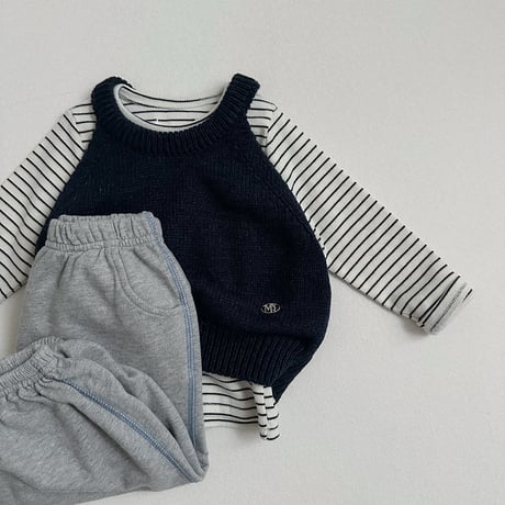 minirobe/21. Round Striped Long Sleeve T S-XL