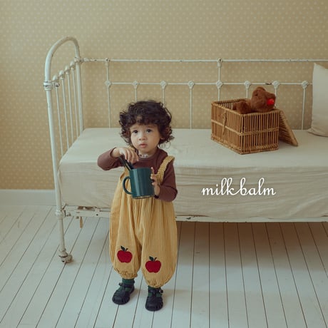 milkbalm/25. apple overalls XS-XL