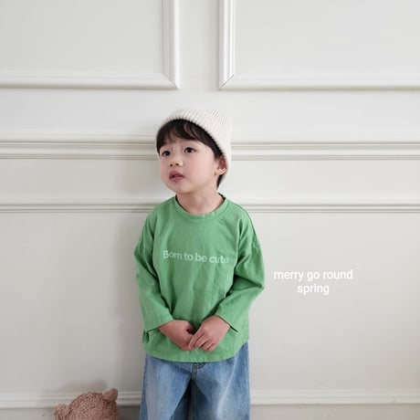 merrygoround/40. simple alphabet T-shirt XS-2XL