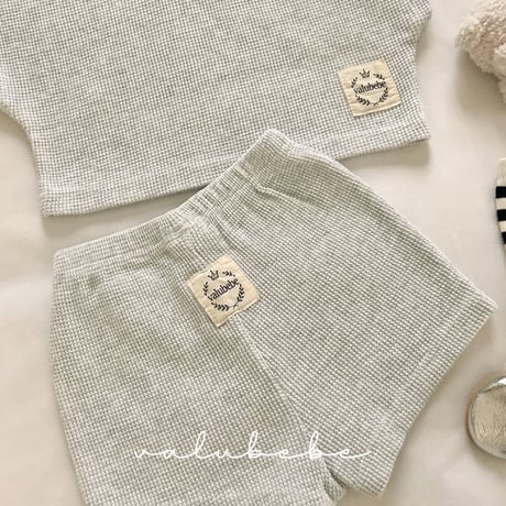 valubebe/7. cropple waffle pants 6M-S
