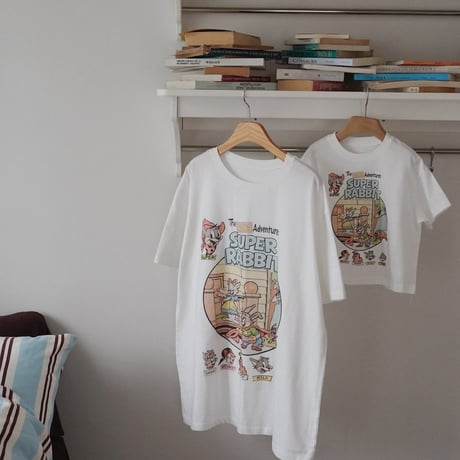 bananaj/22. super rabbit T-shirt XS-JS