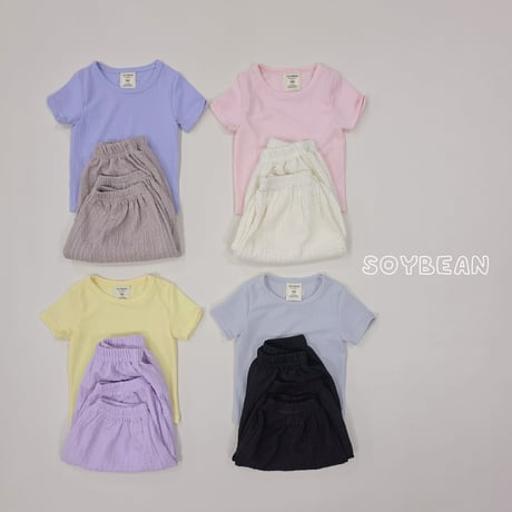 soybean/42. plan ) bb kids updown set XS-XL