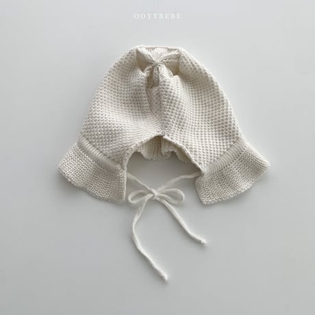 oottbebe/12. bonnet knit FREE(3M-2Y)