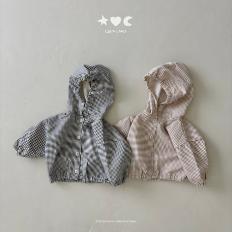 lalaland/80. b gobang hood jumper 6M-18M