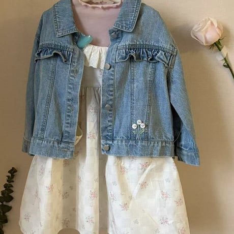 aiai/11. little blue denim jacket 90-130