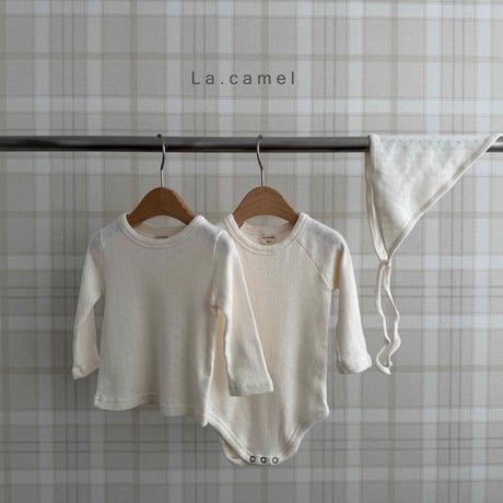 lacamel/21. vanilla eyelet t XS-XL