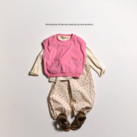 normalplay/83. two piece terry vest 12M-XL