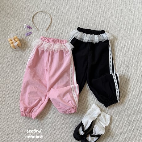 secondmoment/16. fril heart jogger pants JS-JL