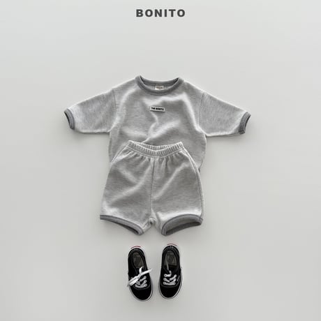 bonito/127. knit waffle set 6M-18M