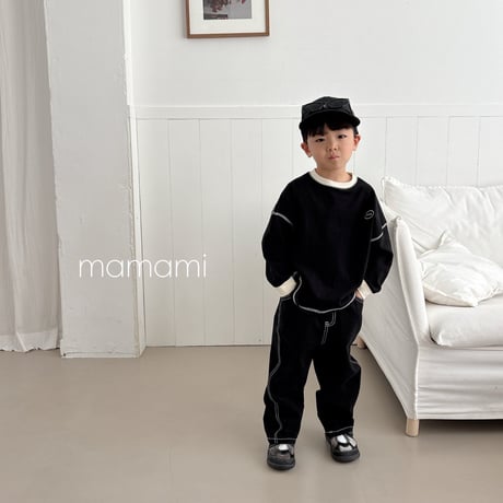 mamami/20. m signiture stitch T-shirt XS-XL