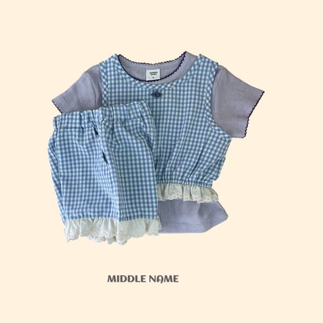 middlename/3. check lace pants S-XL