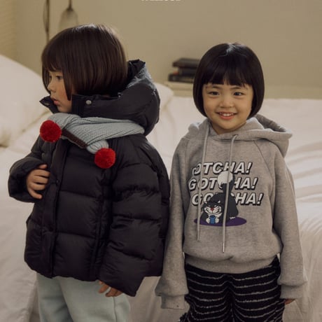 bymimi/9. cat hood man-to-man XS-2XL