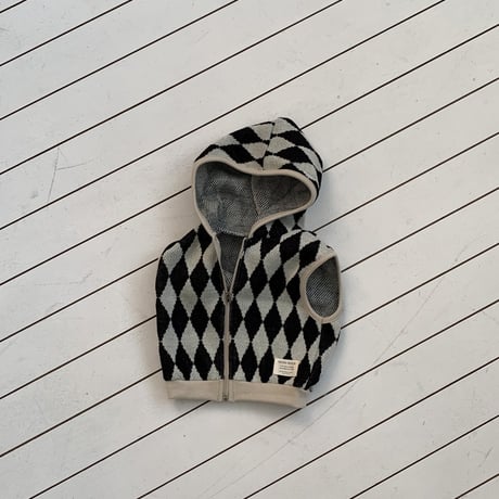 bebeholic/44. dia vest hood S(6-12M)-M(12-18M)