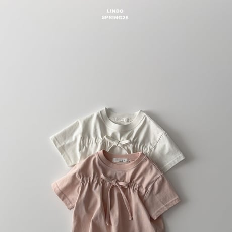 lindo/48. bb ribbon T-shirt XS-XL